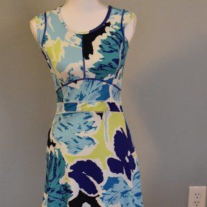 Title Nine Dream Dress Blue Green Size XS